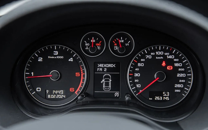 Audi A3 cena 31000 przebieg: 262122, rok produkcji 2010 z Jedlicze małe 379